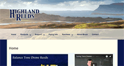 Desktop Screenshot of highlandreeds.com