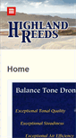 Mobile Screenshot of highlandreeds.com