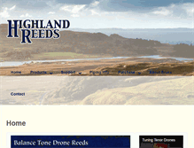 Tablet Screenshot of highlandreeds.com